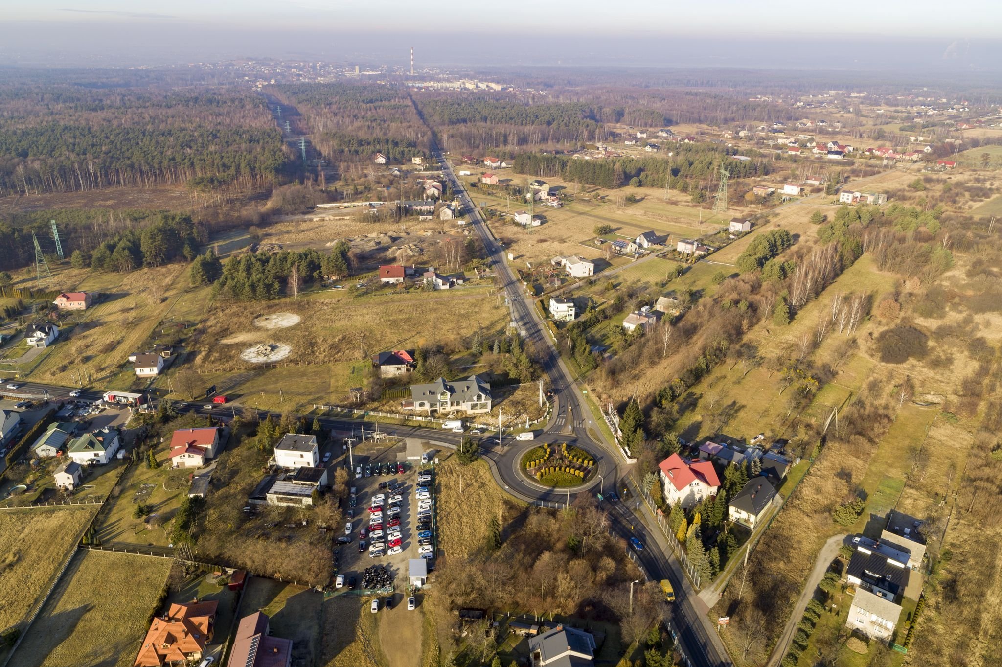 Budynek Handlowo Usługowy Przy Rondzie !!!